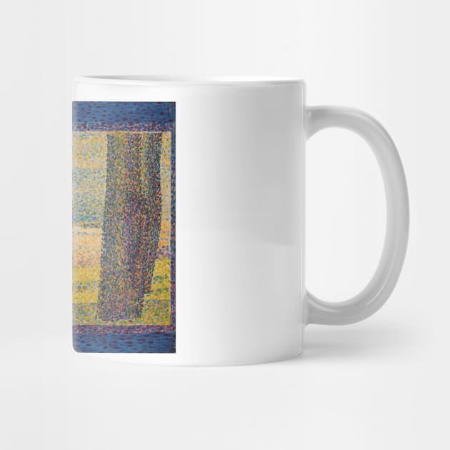 Moored Boats and Trees by Georges-Pierre Seurat by Classic Art Stall